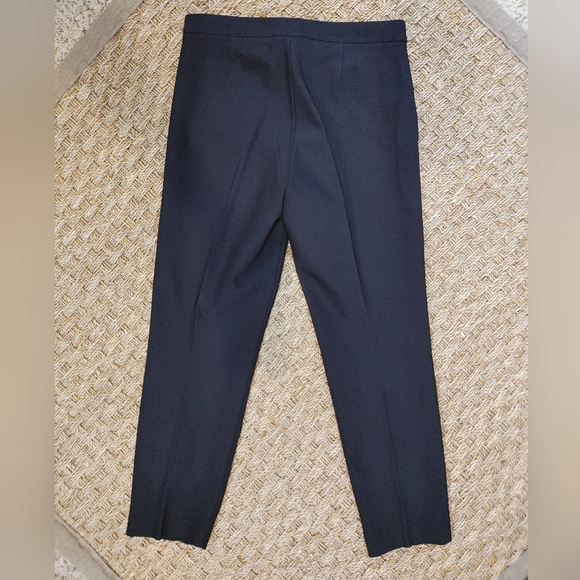 RACHEL ZOE PULL ON STRETCH ANKLE TROUSERS, BLACK 10 - Picture 1 of 5